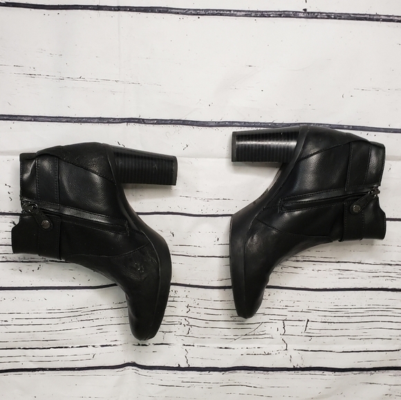 Geox Respira Italian Patent Black Boot Size 38 - Picture 3 of 11